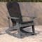 Flash Furniture Gray Adirondack Rockers - Gray Cushions, 2PK 2-JJ-C14705-CSNGY-GY-GG - alternate 9